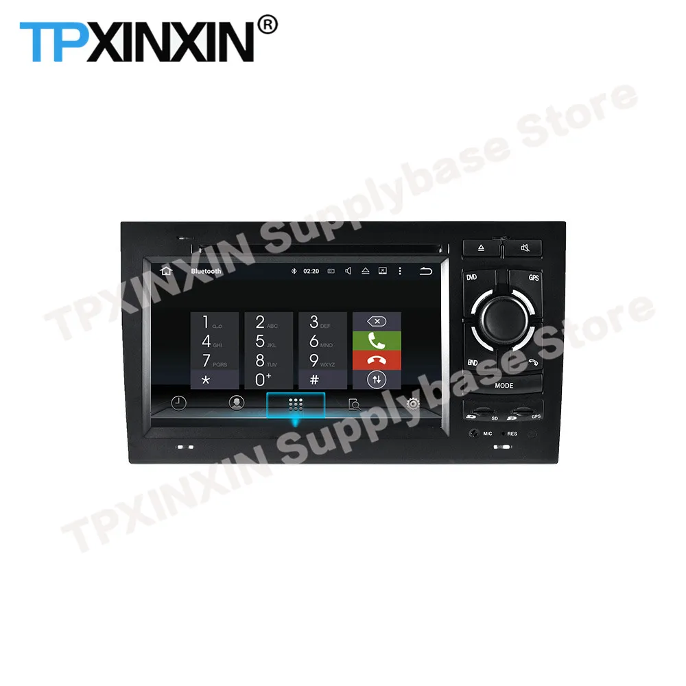 Intelligent System Car Radio With Android Screen For Audi A4 2002 2003 2004 2005 2006 2007 2008 GPS Navigation Auto BT Head Unit