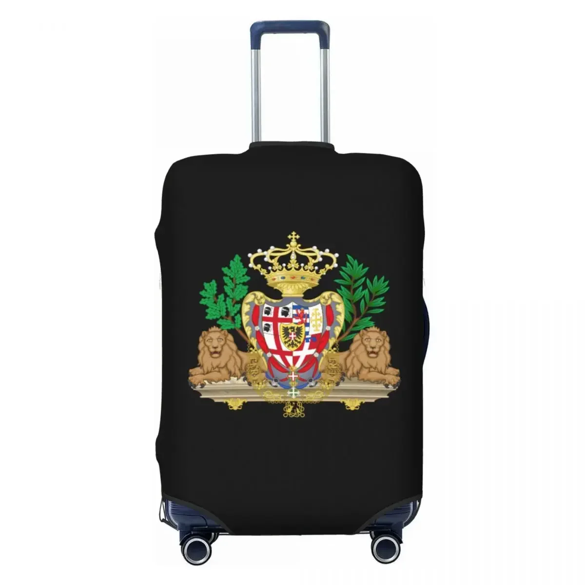 Custom Coat Of Arms  Kingdom  Sardinia Flag Luggage Cover Cute Suitcase Protector Covers Suit For 18-32 inch