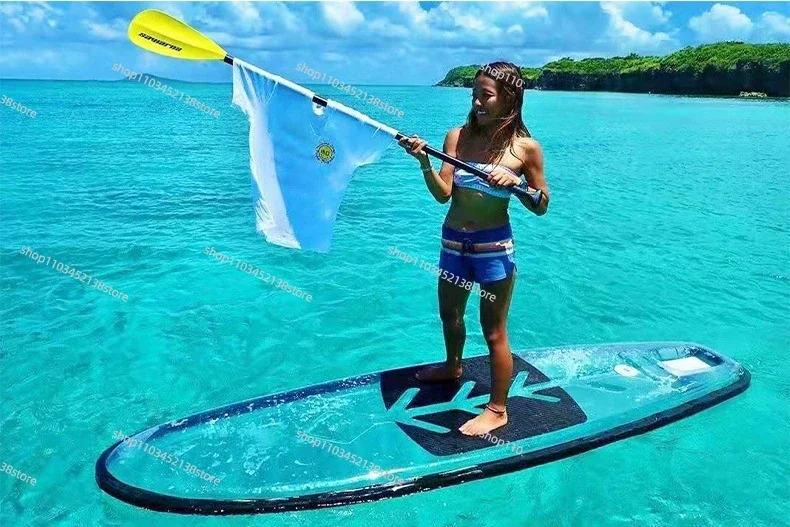 

Прозрачная доска для серфинга Прозрачная доска для SUP Crystal SUP Прозрачная вертикальная доска для серфинга