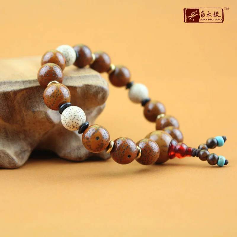 Jiaomu Jiao Lao Xingyue Bodhi Bracelet Beads with Phoenix Eye Three-Way Connector, Best-Selling, Personalized, Free Shipping
