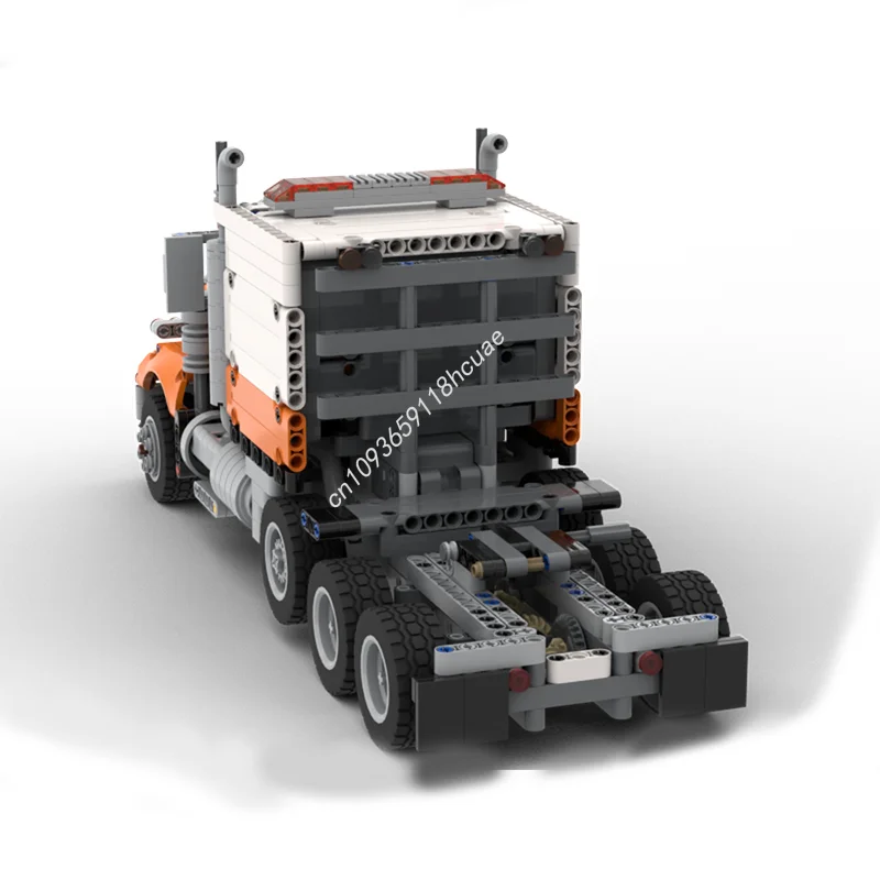 1303pcs MOC Semi Truck Control Mod Technical Model Building Christmas Gift Blocks Construction Creative Brick Kids Toys Birthday