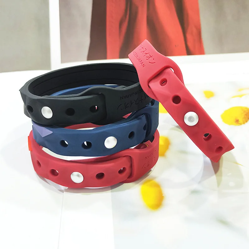 Anti-Static Silicone Bracelet Negative Ion Basketball Sports Bracelet Balance Energy Waterproof Couple Wrist Strap Wristband