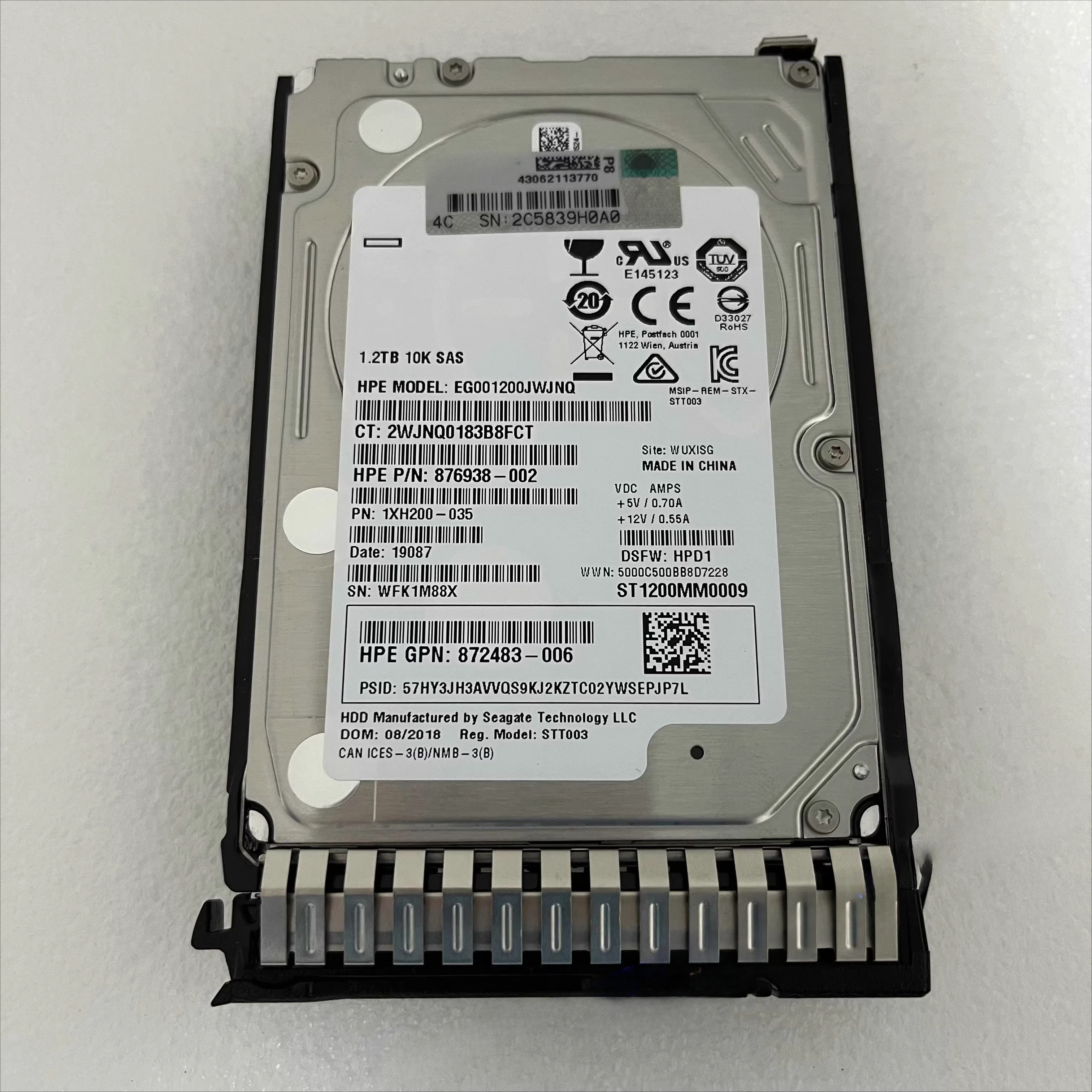 872737-001 1.2T 10K…