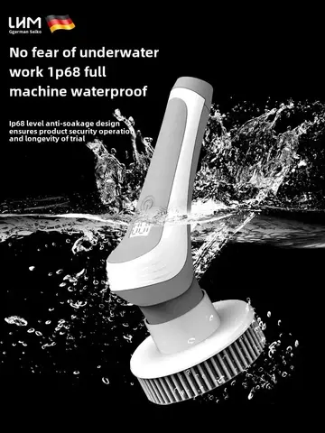 Multi-function electric cleaning brush electric fish tank brush telescopic waterproof cleaning artifact bathtub fish pond long
