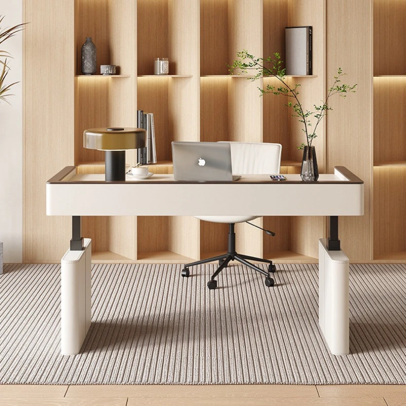 height adjustable office desk multi-functional electric computer desk French medieval mesa escritorio elevable office furniture