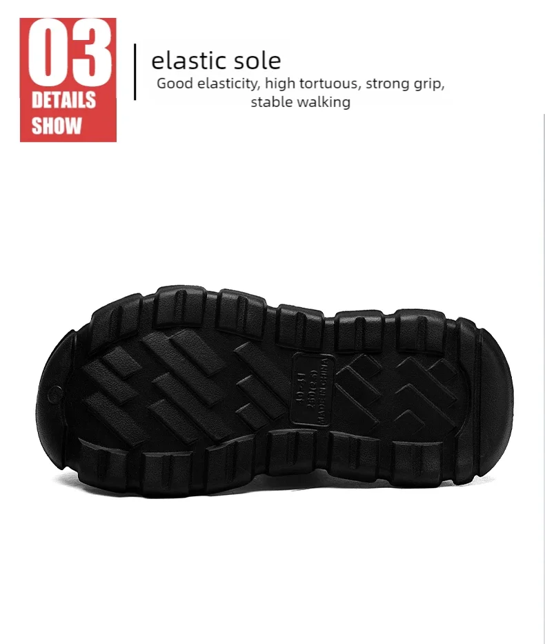 Hotel-Kochschuhe Vier Jahreszeiten Neue Wasserdichte Rutschfeste Ölbeständige Küchen-Arbeitsschuhe Herren Mode Lässige EVA Outdoor-Wanderschuhe – Detail 6