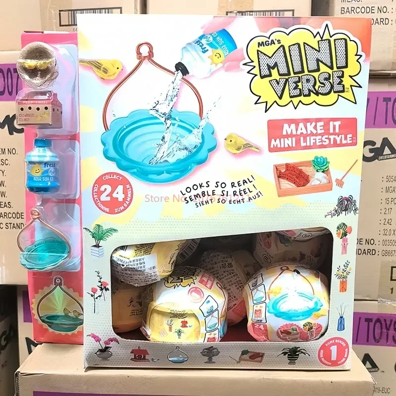 Mini Verse Make It Mini Lifestyle Anime Lucky Figures Mini Brands Action Figure Diy Room Decoration Birthday Gift For Kid Toys