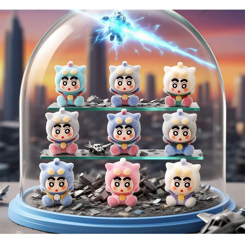 

Милая фигурка Шин-чана в слепой коробке, настольное украшение, очаровательный модный подарок для прямых трансляций, в комплекте с подарочной сумкой-сюрпризом