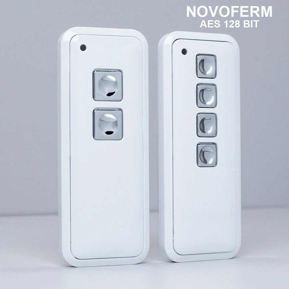 

AES 128 BIT NOVOFERM NOVOTRON Hand Transmitter Mini-Novotron 522 524 Design 523 Protect 433.92MHz For Garage Gate Door