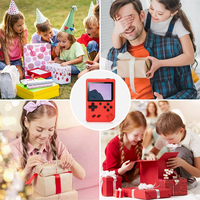 A43I! 2.4Inch Retro Handheld Game Console+Game Controller for Kids 400 Games Support for Connecting TV and Two Players on TV B