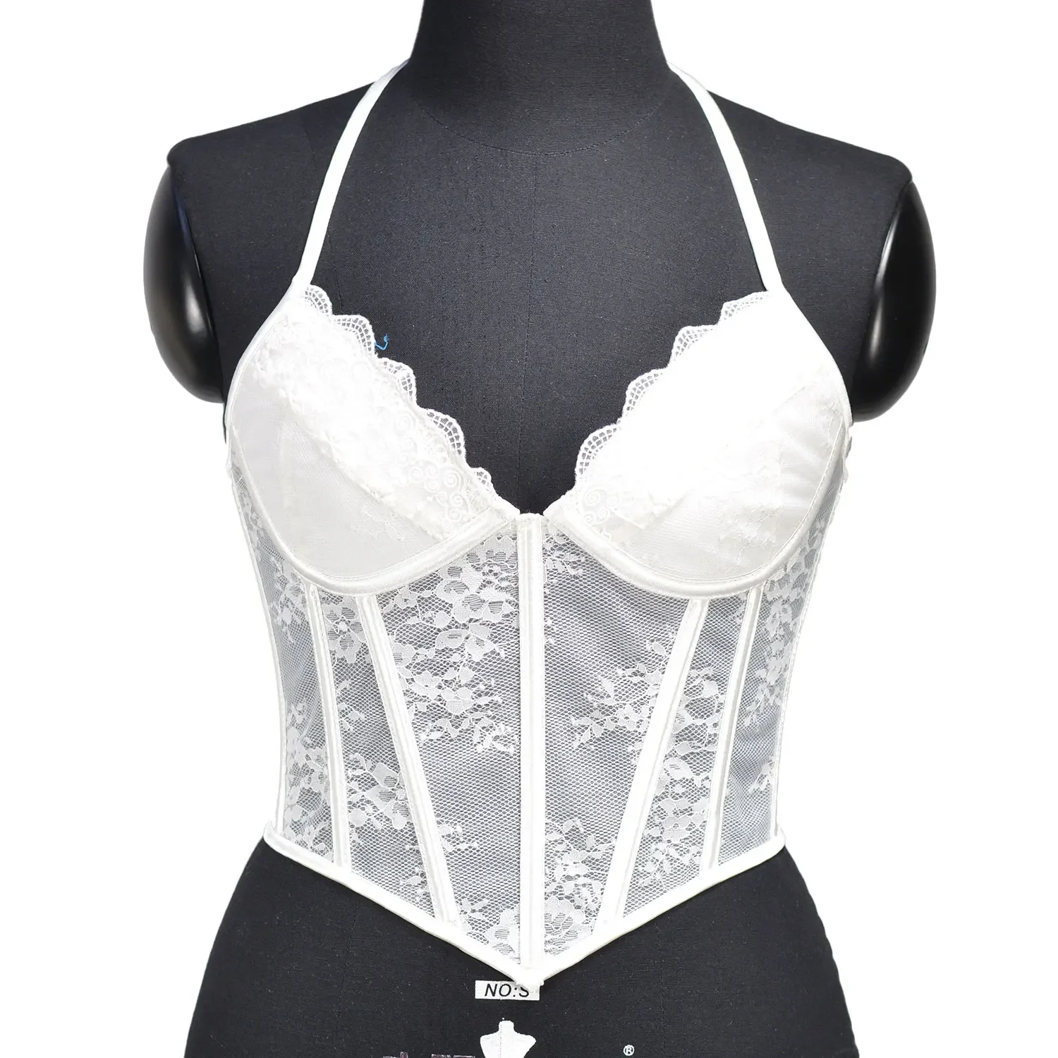 

Sexy Transparent Bra Mesh Bralet Women Corset Club Party Breathable Shapwear Bustier Costumes