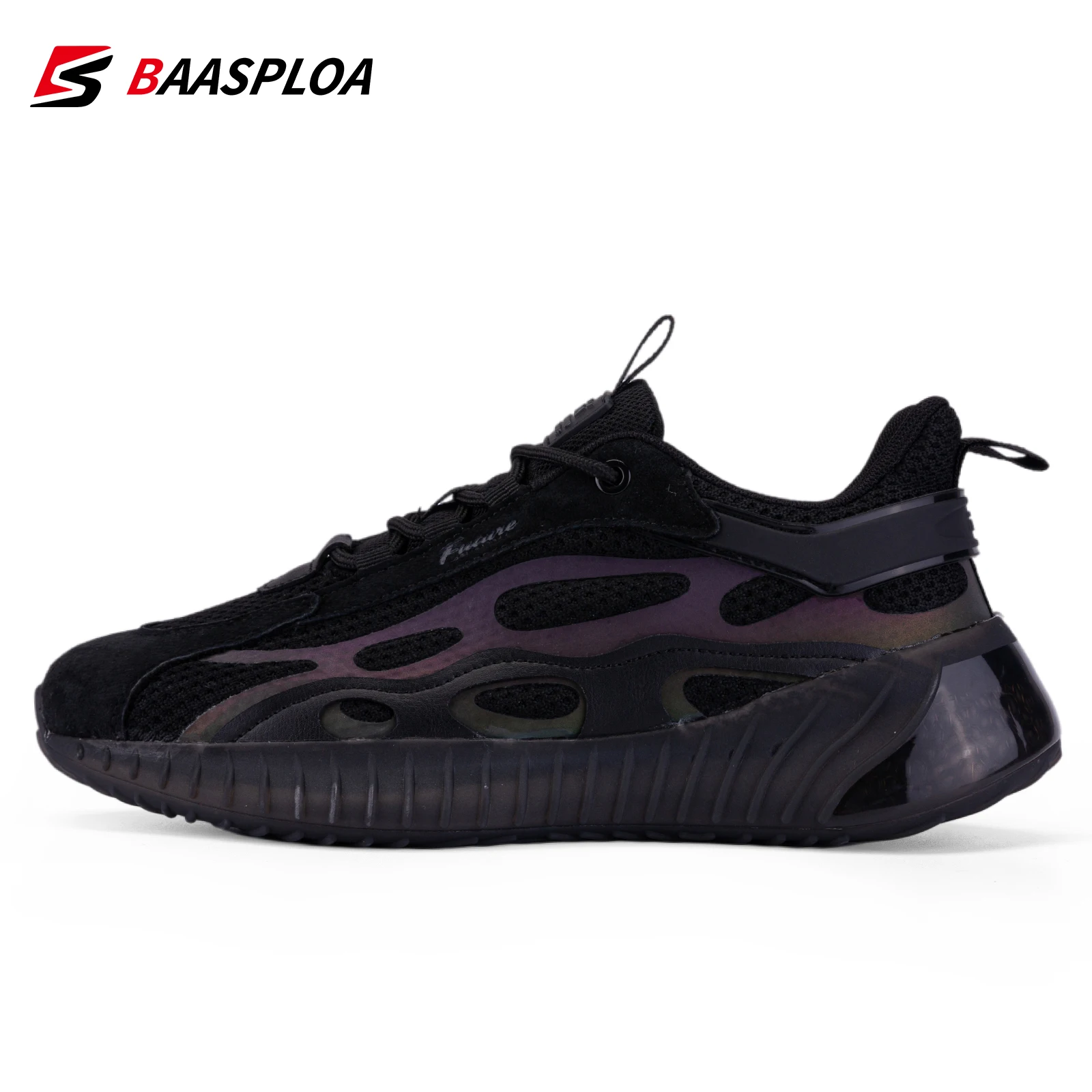 Baasploa 2023 New Men\'s Fashion Sneaker Comfortable Mesh Walking Shoes Breathable Sneaker Sport Zapatos De Hombre