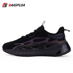 Baasploa 2023 New Men's Fashion Sneaker Comfortable Mesh Walking Shoes Breathable Sneaker Sport Zapatos De Hombre