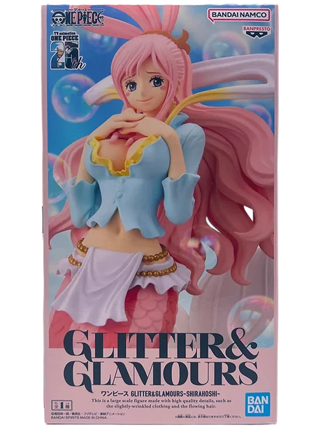 16CM 애니메이션 원피스 GLITTER & GLAMOURS Shirahoshi 피규어 인어 공주 장면 모델 장난감 인형 Aciton Figure 데스크탑 장난감 선물용