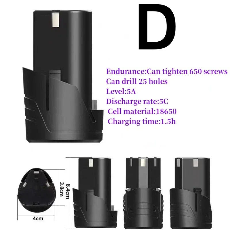 100% Original 12V 9800mAh Universal Rechargeable Battery for Power Tools Electric Screwdriver Electric Drill Li-ion Battery