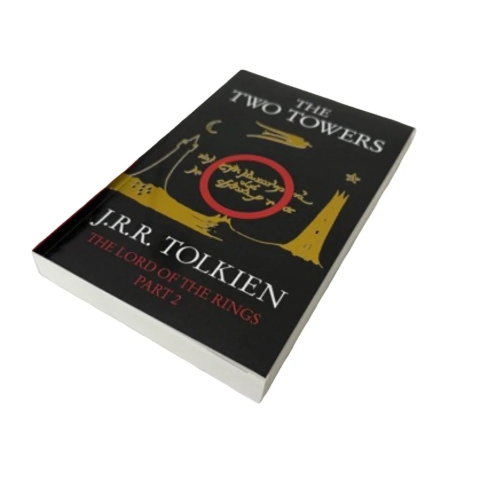 الأبراج الثانية بواسطة J.R.R. تولكين لوتور كتاب 2 ملحمة الخيال هيلم معركة عميقة فرودو وسام رحلة رواية كلاسيكية #5