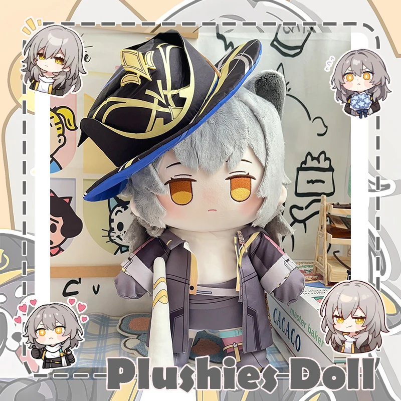 

40 см 15,8 "игра Honkai Star Rail Stelle плюшевая кукла плюшевая с одеждой мягкая хлопковая игрушка для сидения фигурка подушка большого размера