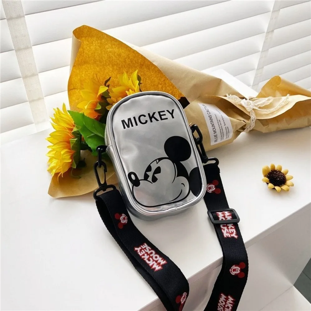 Mickey Mouse Mini-Bolsa Crossbody para Crianças, Anime Periférico, Pacote Dinheiro Zero, Acessório Menina, Presente de Férias, Kawaii, Bonito