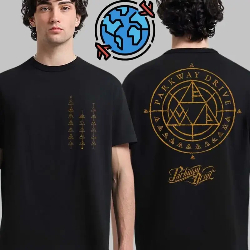 Parkway Drive Sacred New Album Merch Two Sided T Shirt Size S 5XL