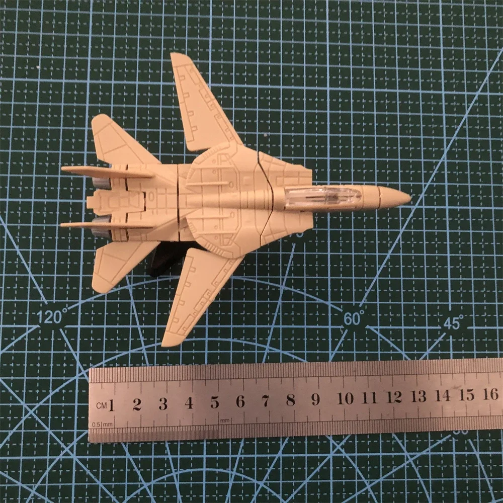 Mini Toys F-14A Fighter Tomcat Military Plastic Models Assemble Puzzle Figure Toy Aircraft Scene Sandpan Game Collection