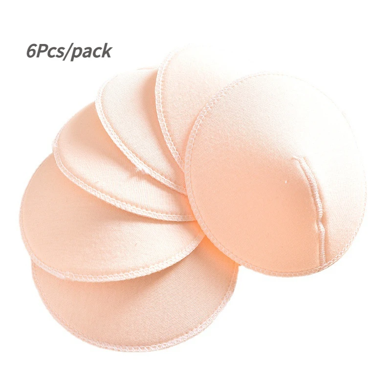 6Pcs/pack Reuseable Washable Nursing Bra Breastfeeding Cotton Pads for Pregnant Women Inner Pads