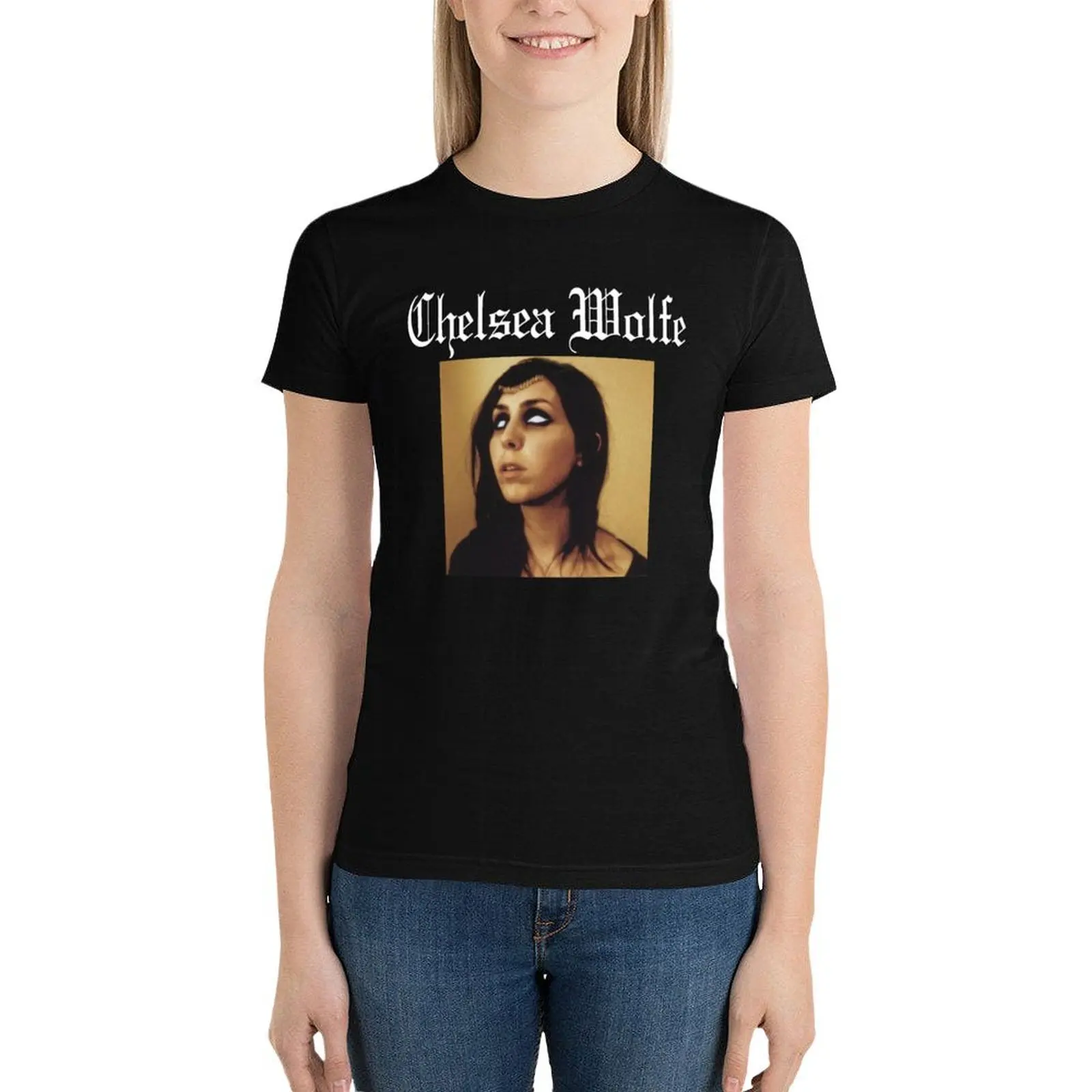 Chelsea Wolfe Chelsea T-Shirt aesthetic clothes summer clothes animal print shirt for girls Women t-shirts