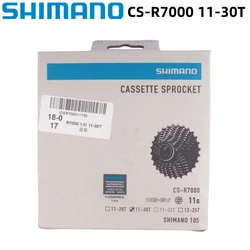 Shimano 105 R7000 Cassette 11 Speed Road Bike Bicycle Cassette 11-28T 11-30T 11-32T With Original Shimano Box 11v K7  Freewheel