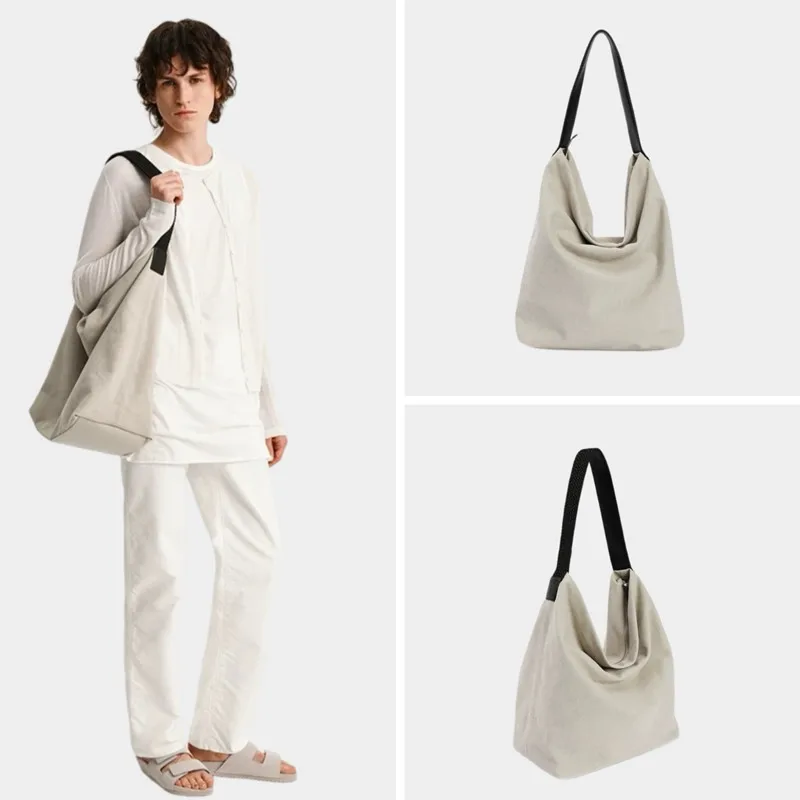 

Новое поступление 2025 года, модная холщовая большая сумка - повседневный топ на молнии, универсальная ручная сумка и сумка через плечо