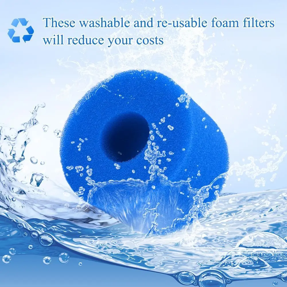 High Quality Practical Water Protector Foam Sponge Washable Reusable Swimming Pool Filter Cartridge For Intex Type A