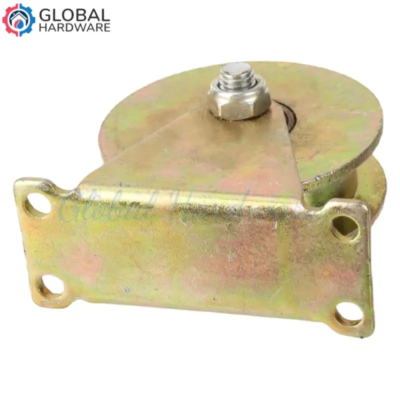 U-Shaped Bearing Groove Triangle Wheel Pulley – 90MM Heavy Duty for Movable Door Guide