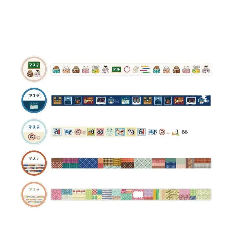 

Japanese Style Cartoon Washi Tape Sticke INS Aesthetic Paper Tape DIY Handbook Scrapbooking Planner Aesthetic Masking Tape