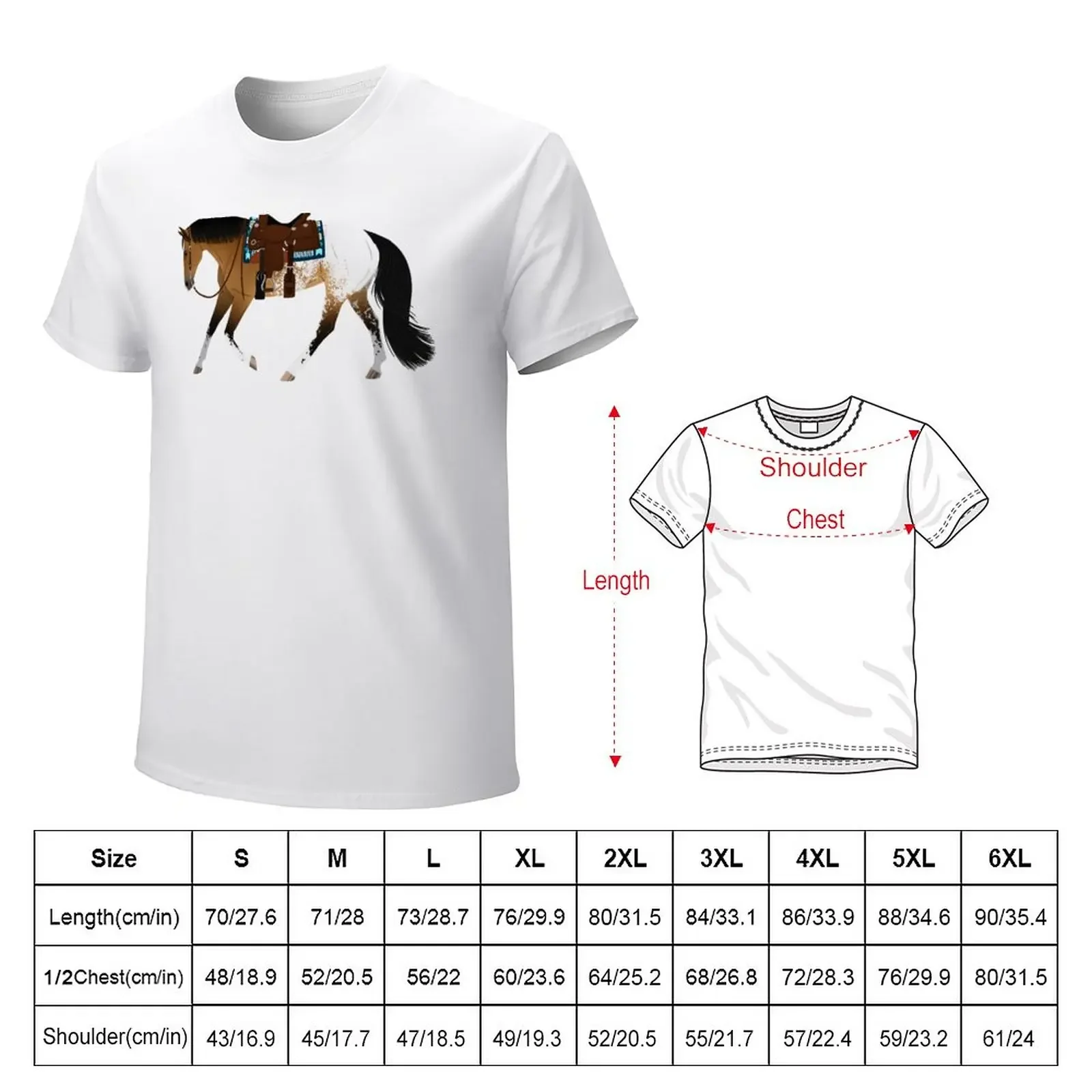 Buckskin Appaloosa Ranch Horse - Equine Rampaige T-Shirt funnys blanks tops mens t shirts casual stylish