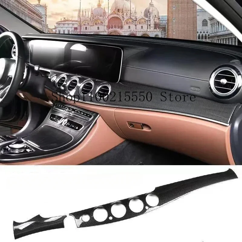 

Car Styling Front Dashboard Panel Trim for Mercedes Benz E Class W213 E200 E300 LHD Chrome Interior Accessories