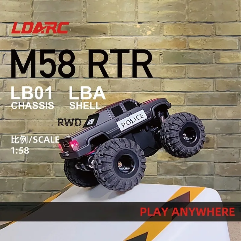 LDARC M58 RTR 2.4GHz 1/58 MINI Mirco RC Electric Remote Control Model Car Adult Children's Tabletop Toys rc drift car