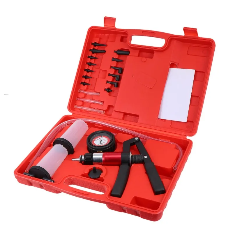 

Tool Kit Oil Change Power Steering Fluid Bleeding Tool Kit Hand Held Vacuum Pump Brake Bleeder Set Clutch Fluid Bleed Tester