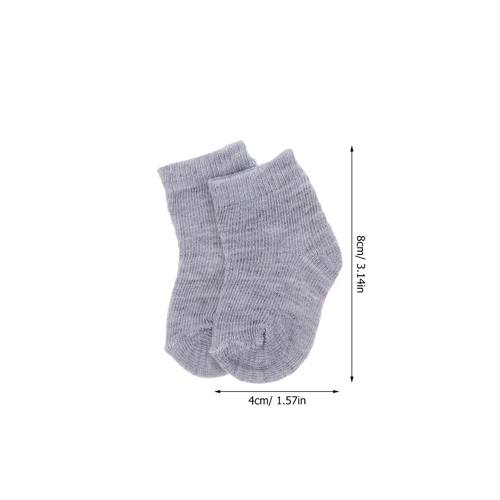 Meias de bebê de 18 polegadas, multicoloridas, macias, adequadas para meninas, conjunto de acessórios para festa de Natal e Halloween, brincadeira de faz de conta