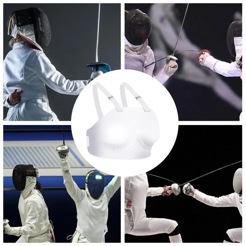 Fencing Chest Protector Women Ergonomic Breast Protector Plate Sparring Training Equipment Fencing Guard For Adults Kids
