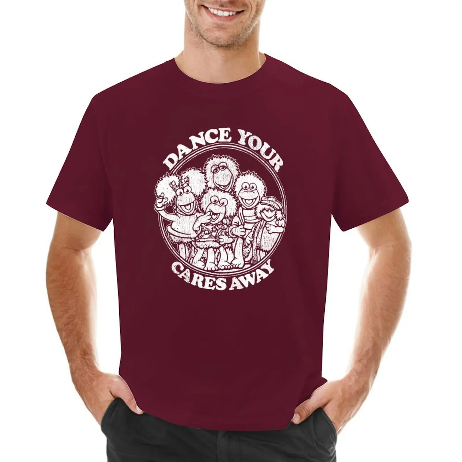 Fraggle Rock Band Vintage 80s T-shirt Short sleeve tee oversized vintage tees mens graphic t-shirts