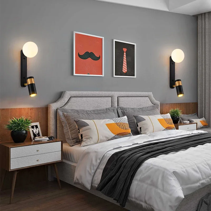 

Modern Light luxury LED pendant light Nordic Simplicity Spotlight chandelier adjustable hang lamp indoor bedside bedroom study