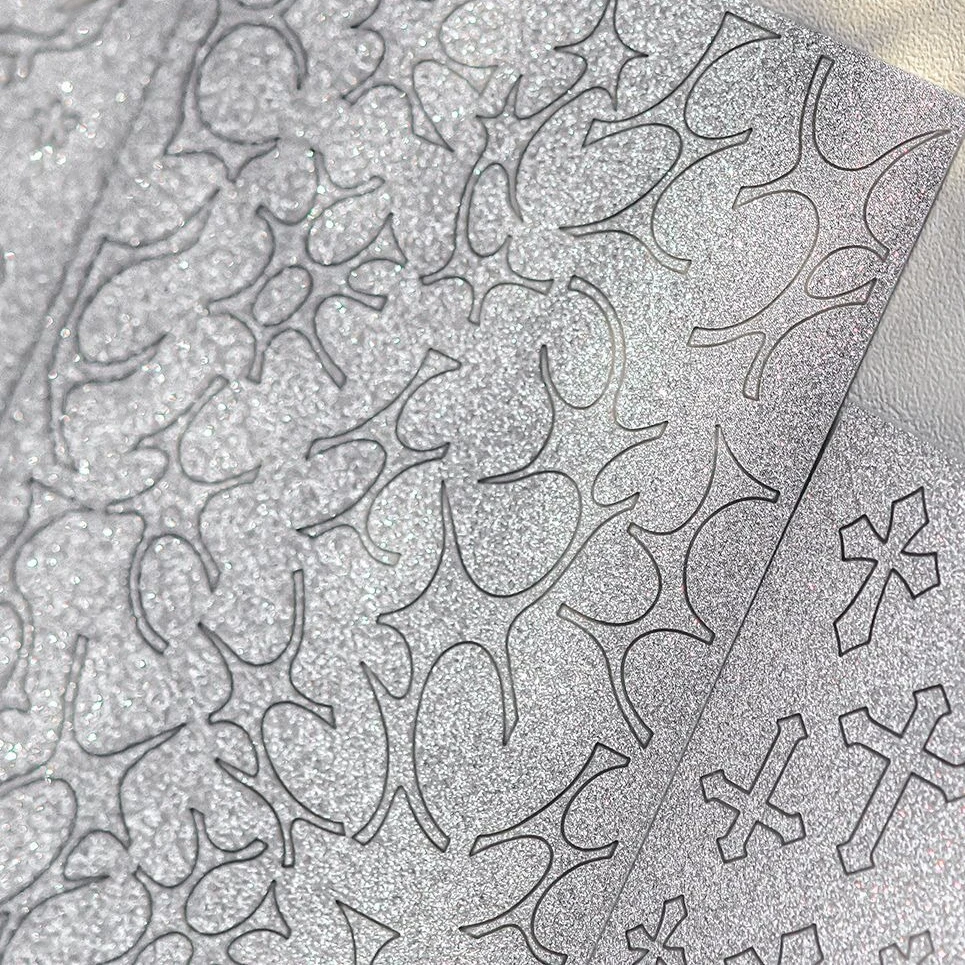 Autocollants de modèle creux d'aérographe pour Nail Art, étoile française, motif à carreaux papillon, peinture en aérosol, jet d'encre, outils auxiliaires