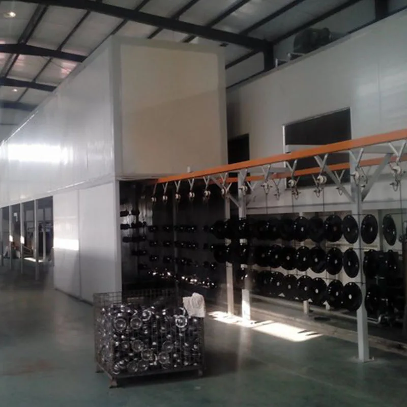 High temperature curing full set of electrostatic spraying equipment high-temperature curing furnace