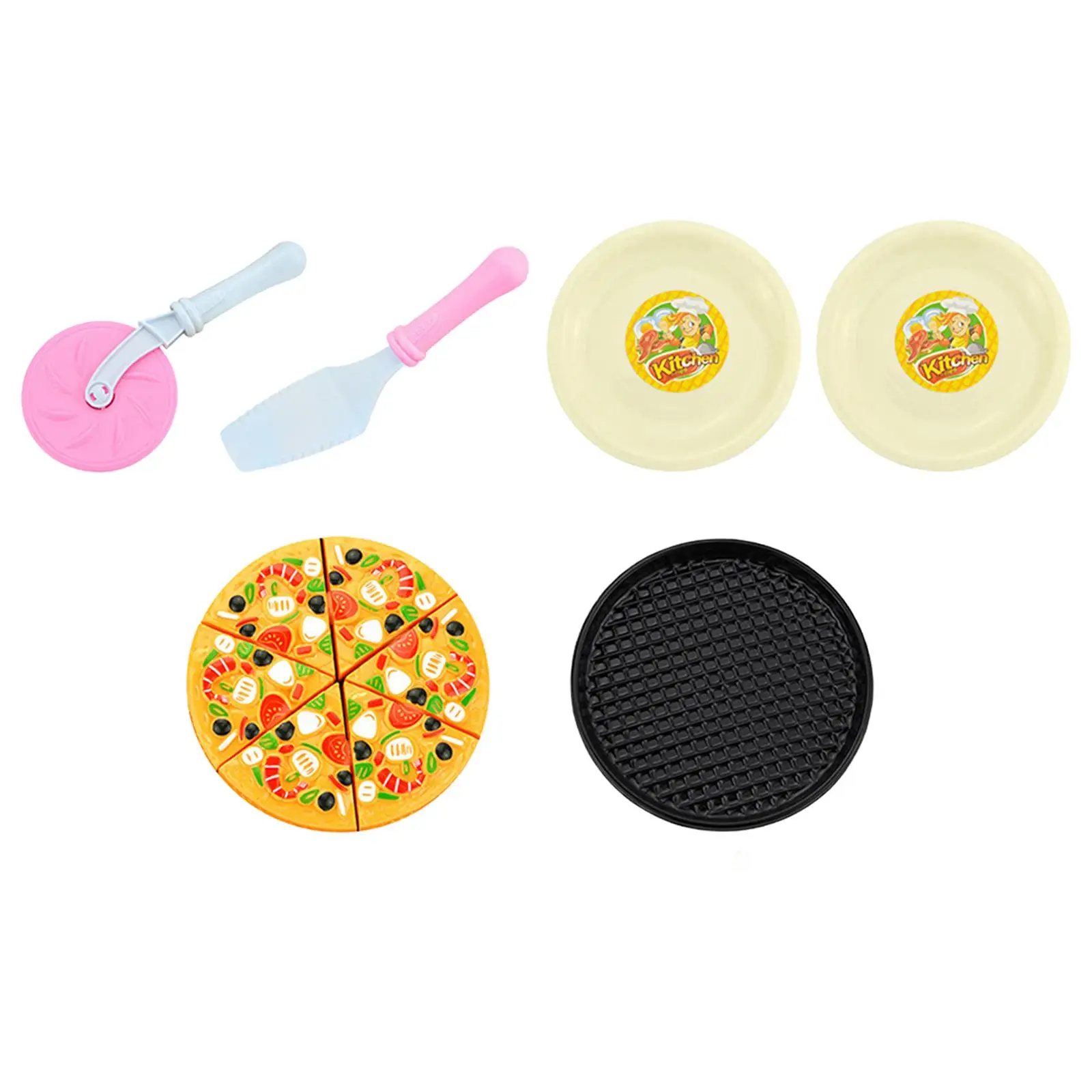 11 قطعة لعبة قطع البيتزا للأطفال لعبة التظاهر لعب للأطفال هدايا للأولاد والبنات