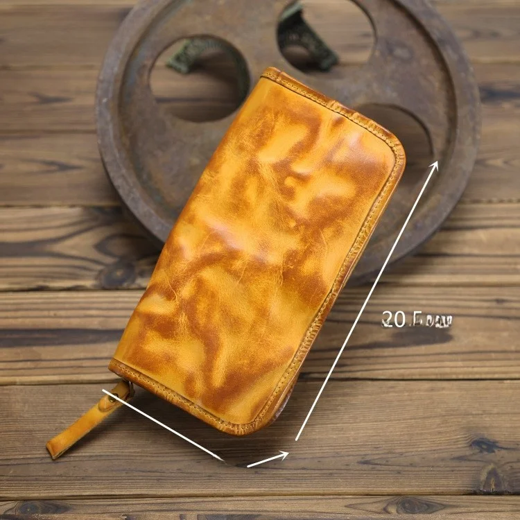 genuine-handmade-top-layer-cowhide-long-wallet-mobile-phone-bag-retro-fashion-cash-multi-card-business-casual-handbag