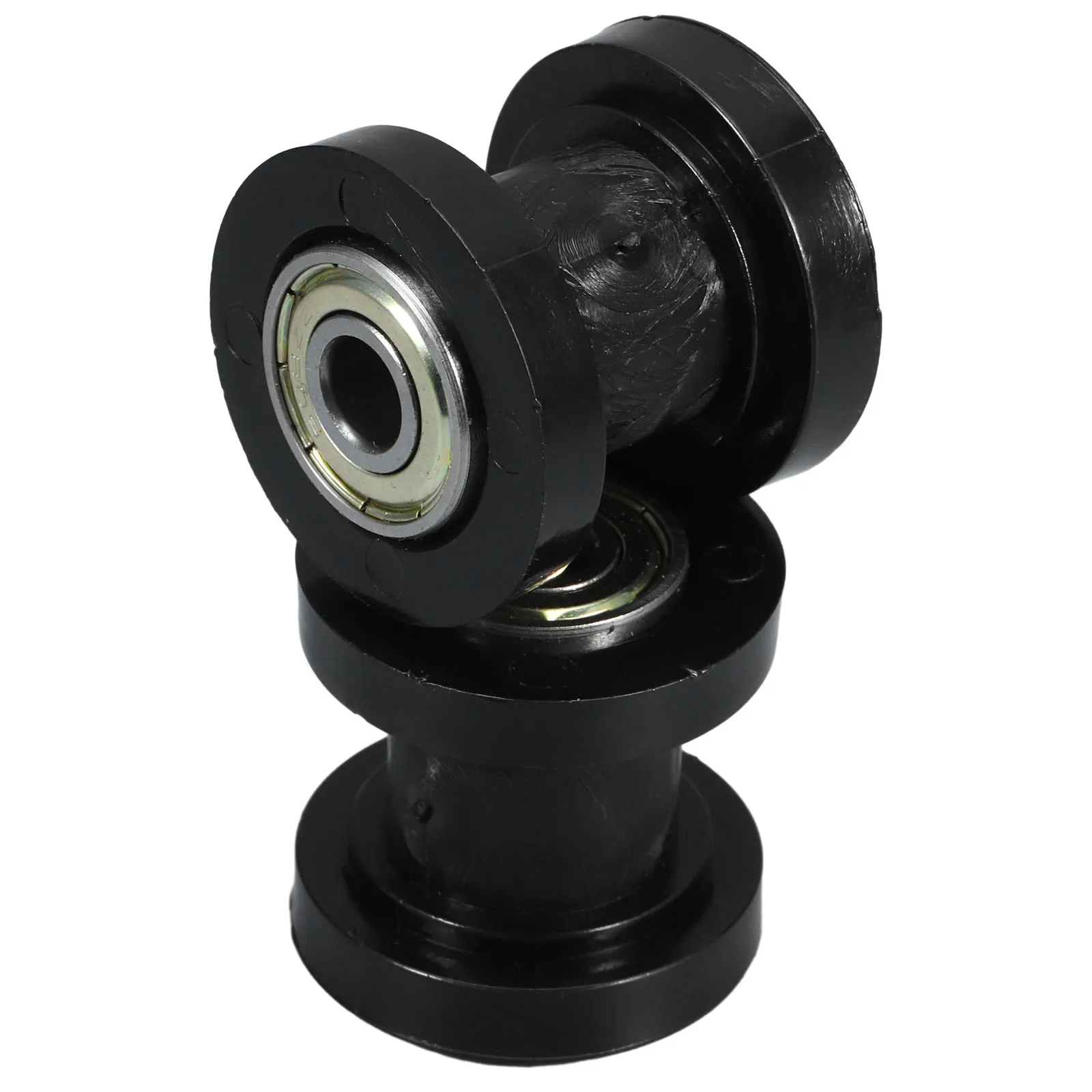 

2pcs Motorcycle Chain Tensioner Roller Plastic Bearing Steel Anti-Slip Easy Install Chain Guide Roller Wheel For Motorcycle
