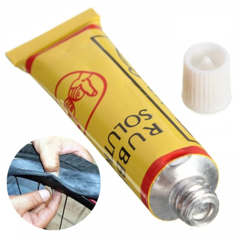 Bicycle Tyre Repairing Toosl Bicycle Tire Inner Tube Patching Glue Rubber Cement Adhesive Tire Repair Glue Wholesale 1/2/4Pcs