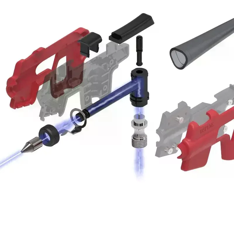 1 مجموعة 0.3 مللي متر/0.5 مللي متر عيار المياه القائمة على الطلاء البخاخة PT-AB لا غسل البخاخة قلم تحديد البخاخة تغيير الطلاء السريع للنمذجة