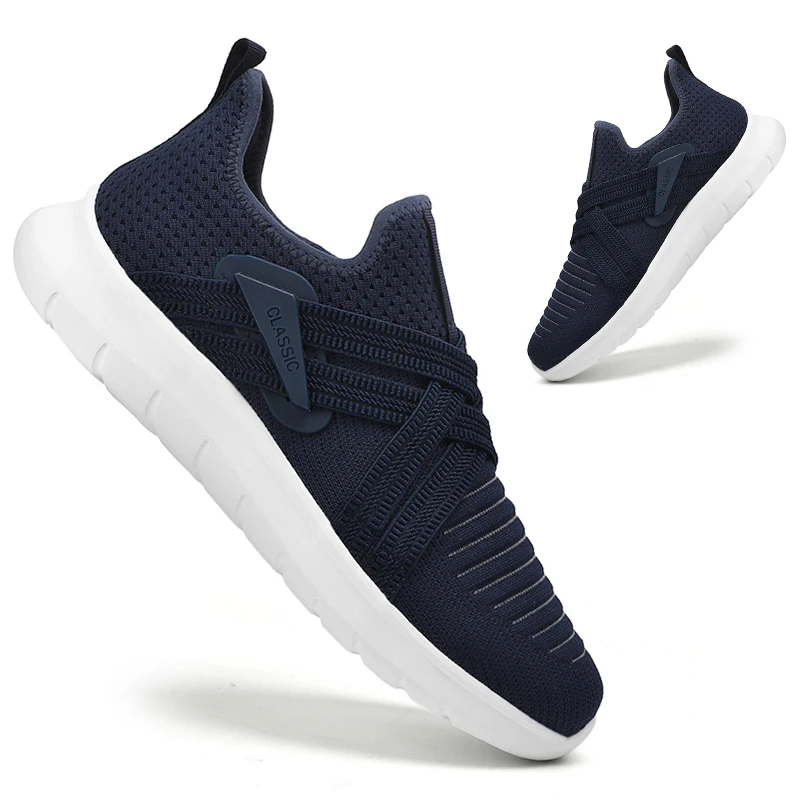 

Новинка 2025 года, мужская повседневная обувь, нескользящие удобные кроссовки, легкая дышащая уличная спортивная обувь