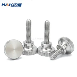 5pcs M2 M2.5 M3 M4 Stainless steel step knurled thumb screw Hand Tighten Curtain Wall Glass Lock Screws