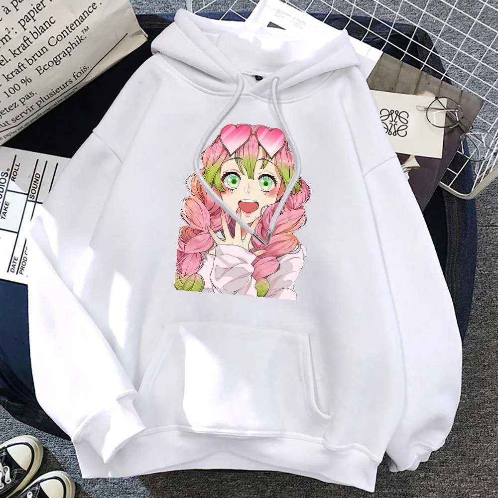 New Hoodie Cute Kanroji Mitsuri Graphic Print Pullover Women Streetwear Fashion Anime Hooded