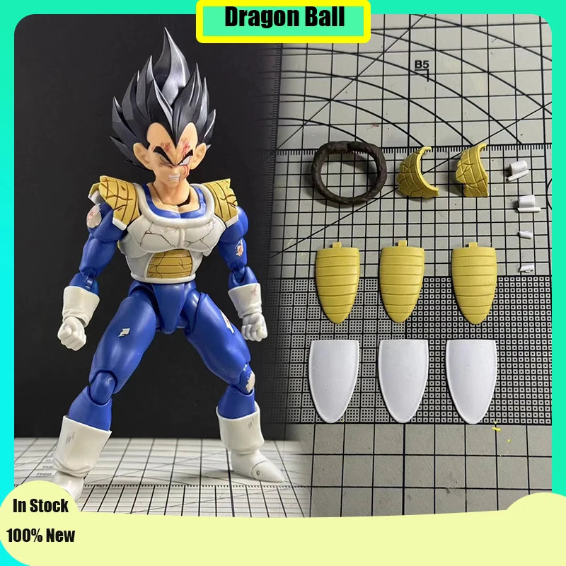 In Stock Dragon Ball SHF Vegeta 24000 Power Level Battle Suit group armor battle damaged shoulder armor replacement parts Figure